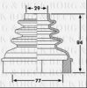 BORG & BECK BCB6192 Bellow, driveshaft